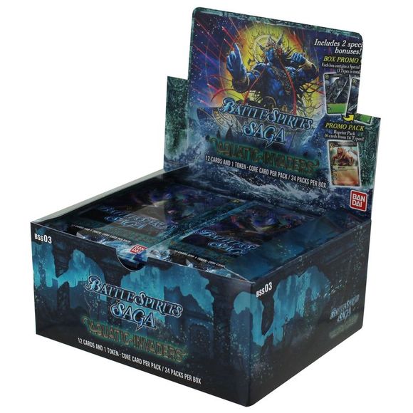 Battle Spirits Saga Card Game: Set 03 - Aquatic Invaders Booster Box